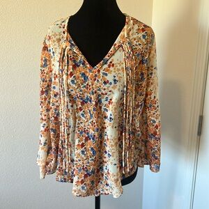 Floral Multicolor Women's Top